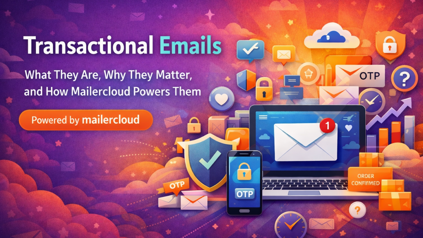 Transactional Emails: What They Are, Why They Matter, and How Mailercloud Powers Them